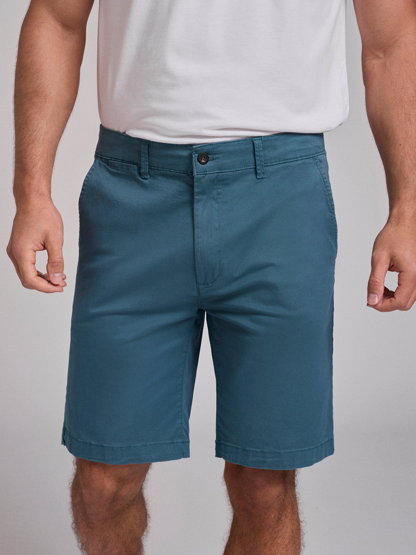 BERMUDA DE ALGODÓN VERDE REGULAR FIT MR. AZUL