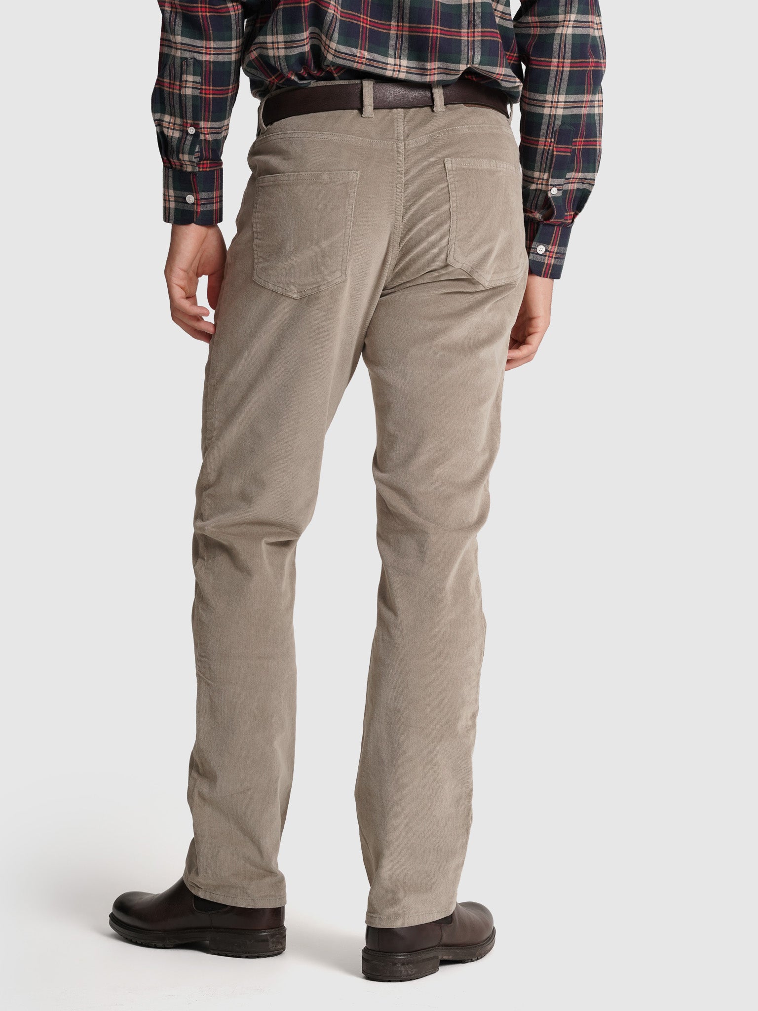 PANTALÓN SLIM FIT DE ALGODÓN VERDE MR. AZUL