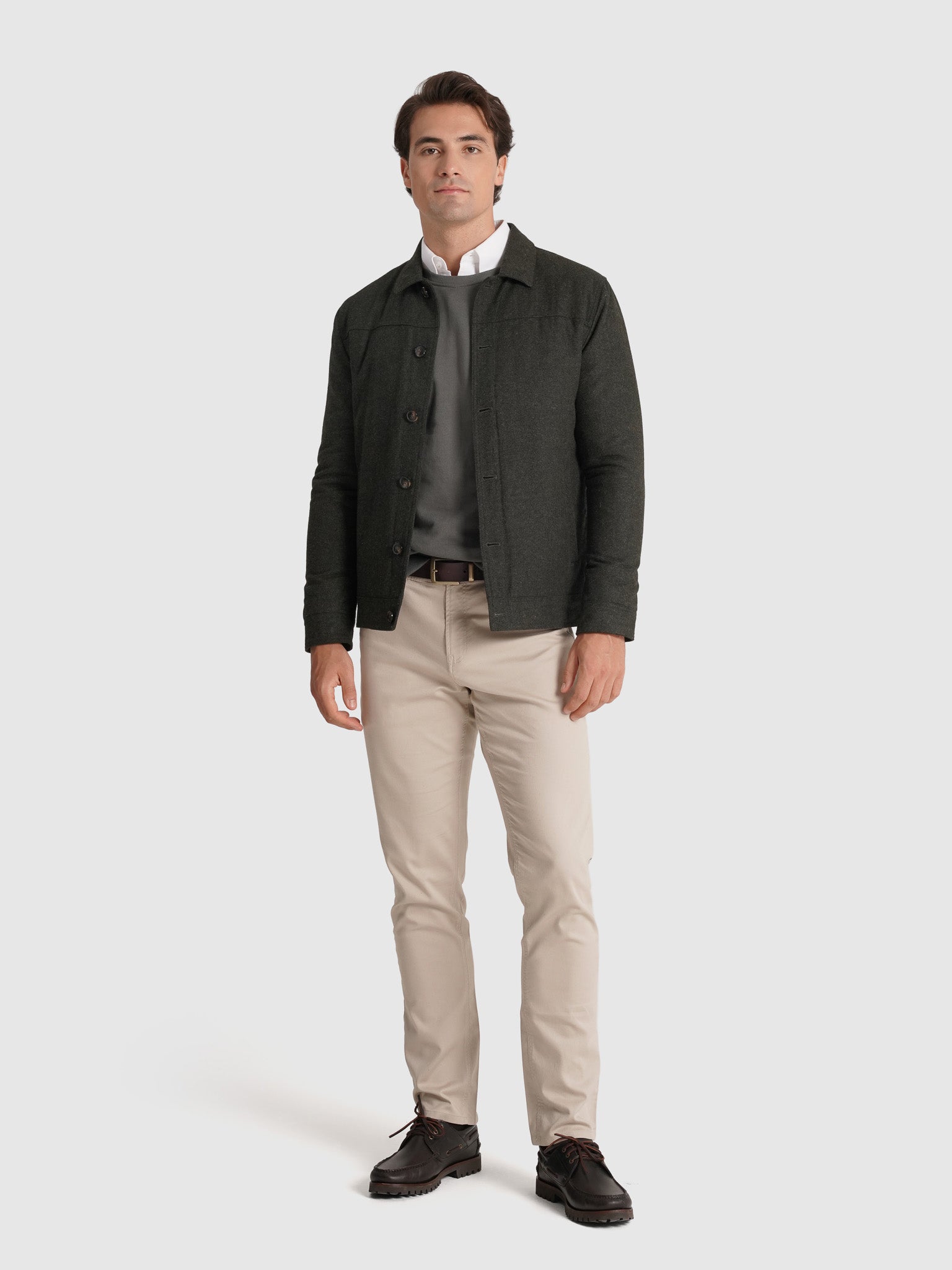 CHAQUETA VERDE REGULAR FIT MR. AZUL