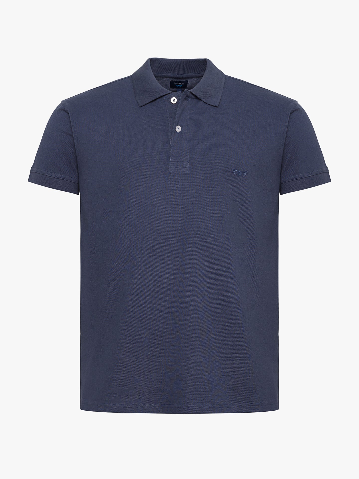 POLO AZUL MANGA CORTA REGULAR FIT MR. AZUL