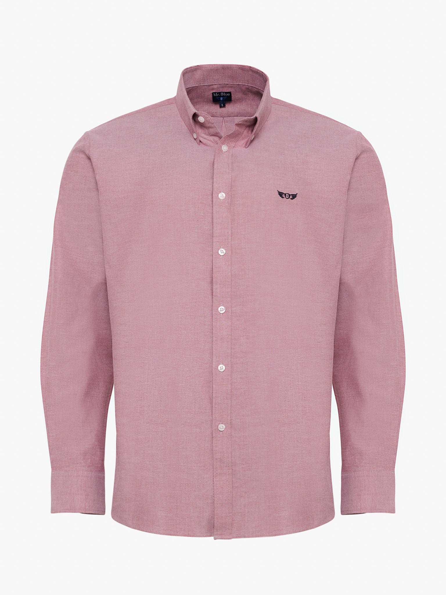 RED FLANNEL SHIRT LONG SLEEVE REGULAR FIT MR. BLUE