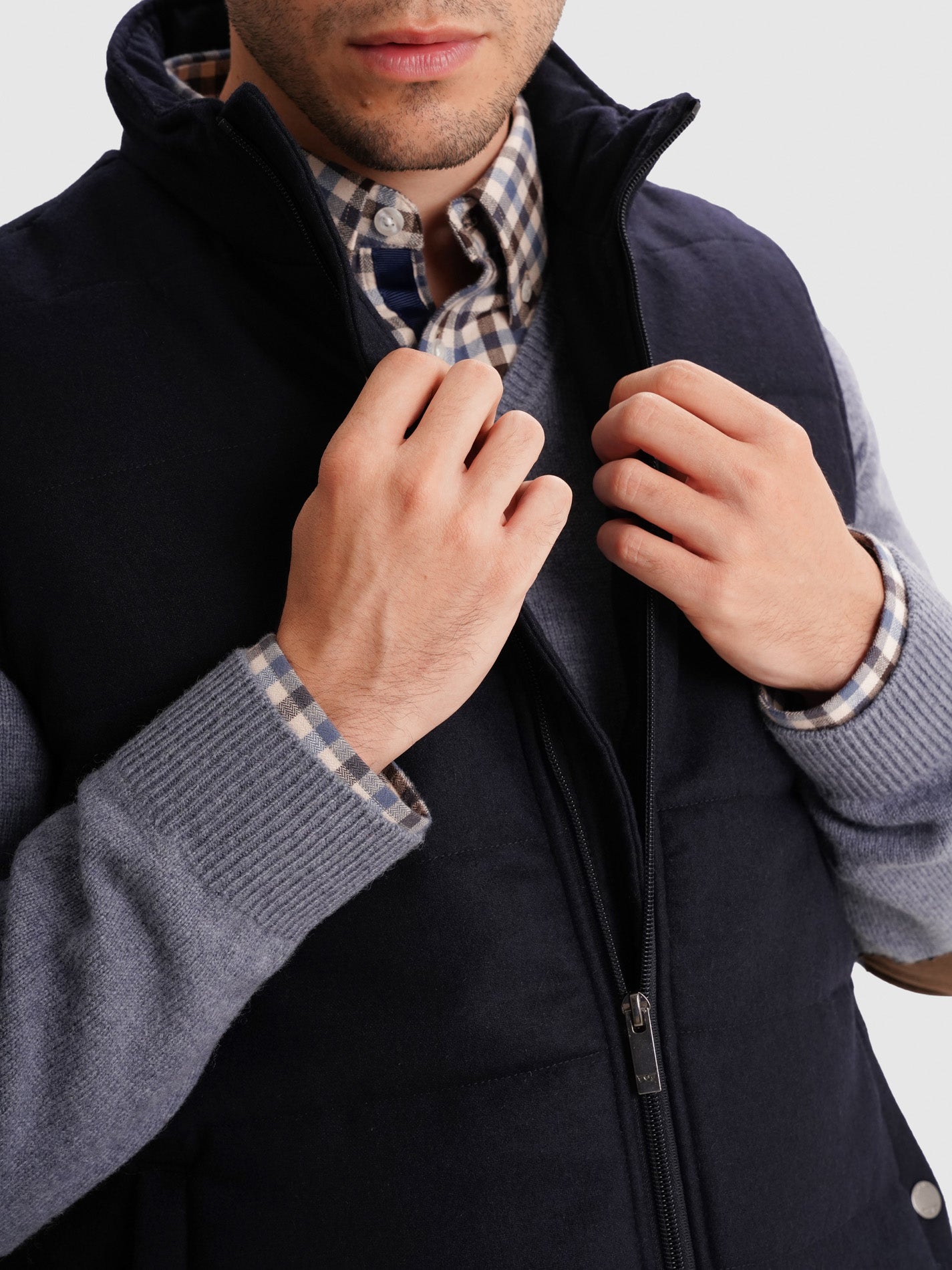 CHAQUETA AZUL REGULAR FIT MR. AZUL