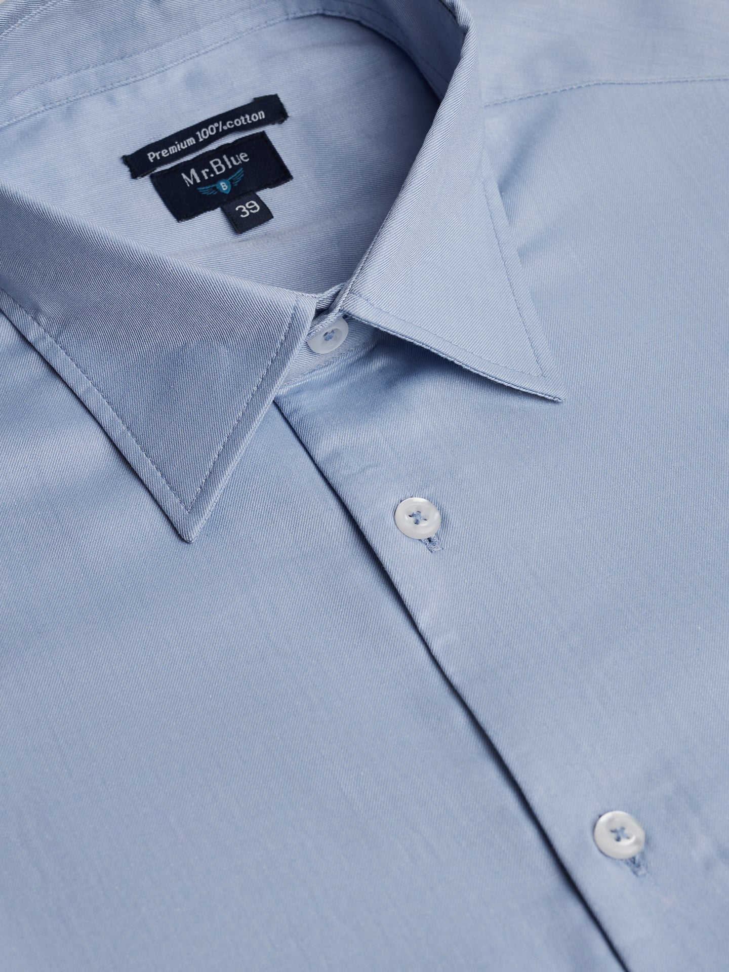CAMISA AZUL CLASSIC FIT MR. AZUL