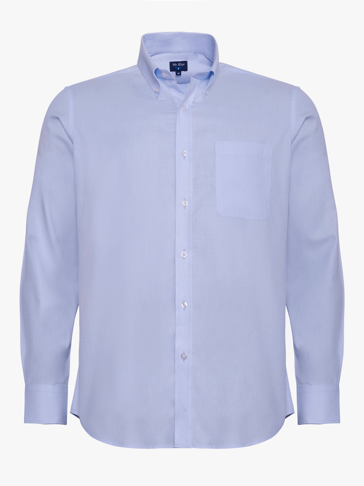 BLUE REGULAR FIT MR SHIRT. BLUE