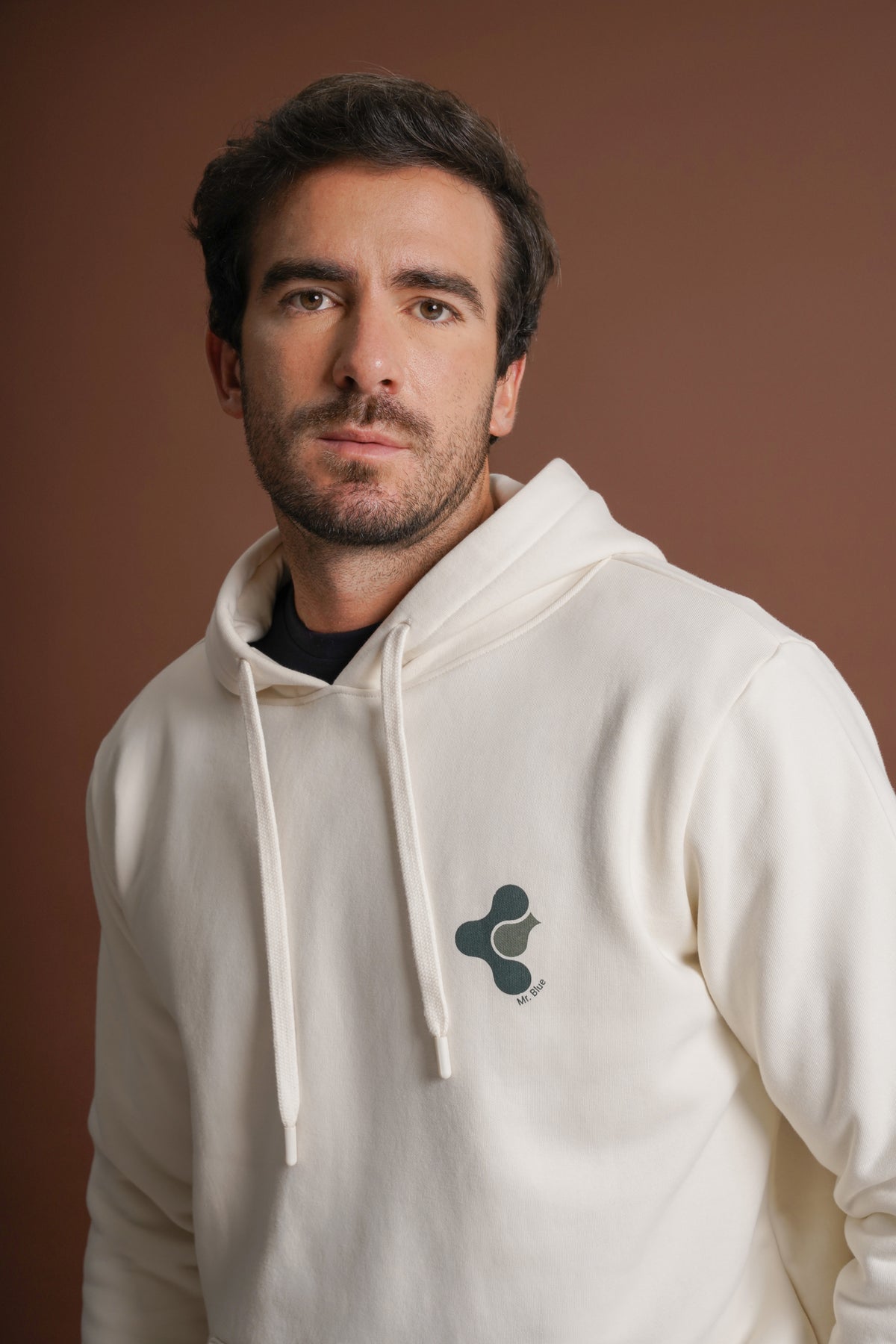 HOODIE REGULAR FIT CRU PADRÃO MR. BLUE