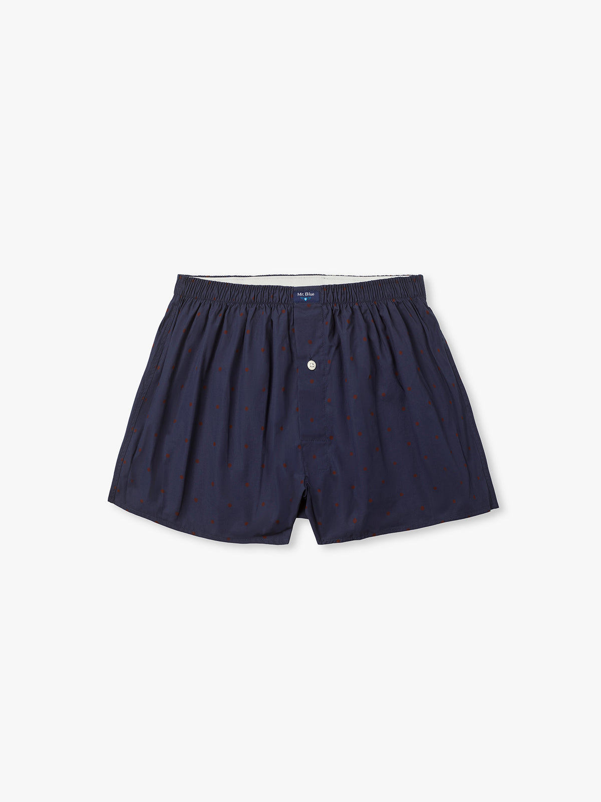 BOXERS CLASSIC FIT AZUIS PADRÕES MR. BLUE