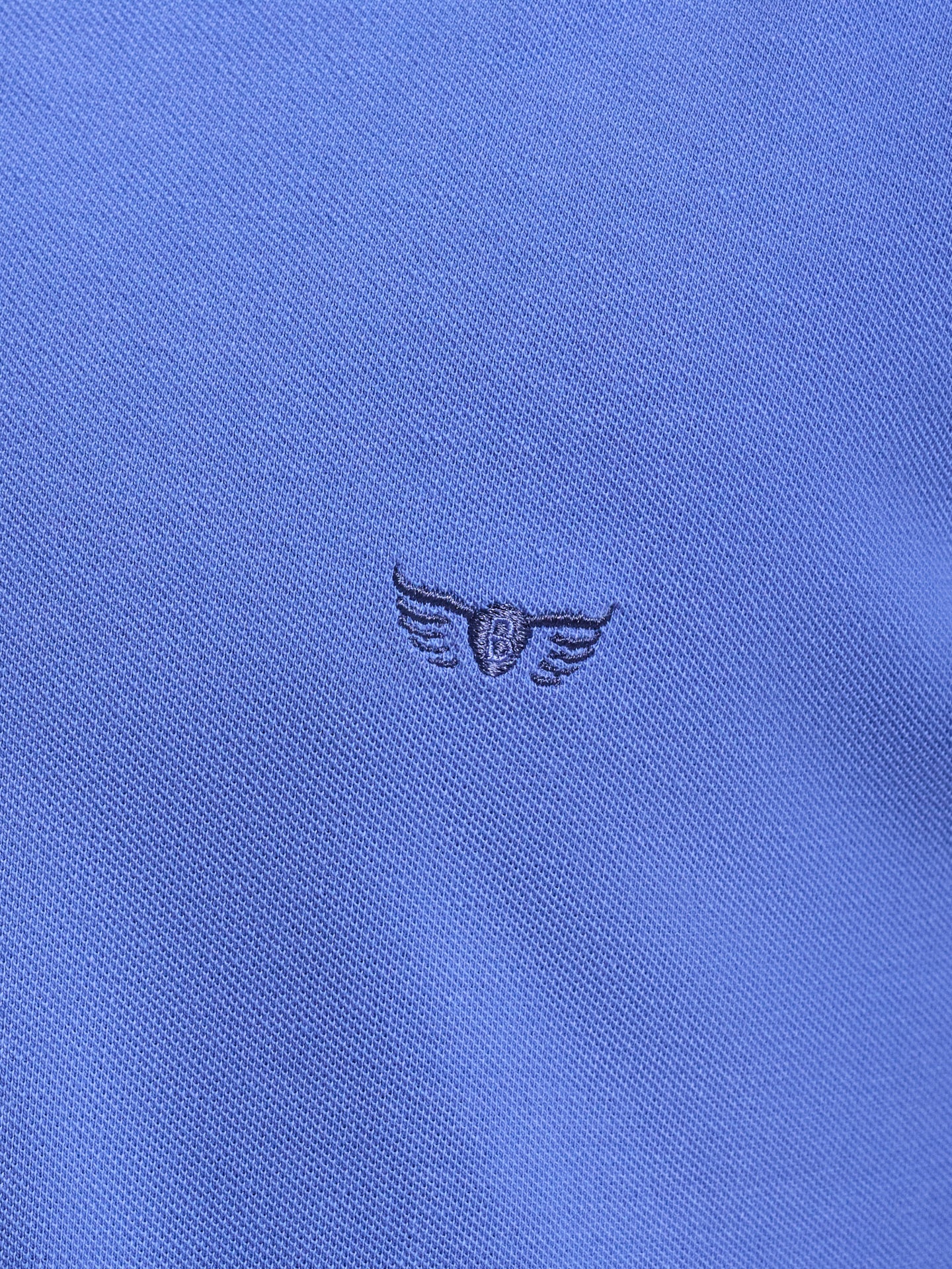 POLO AZUL MANGA CORTA REGULAR FIT MR. AZUL