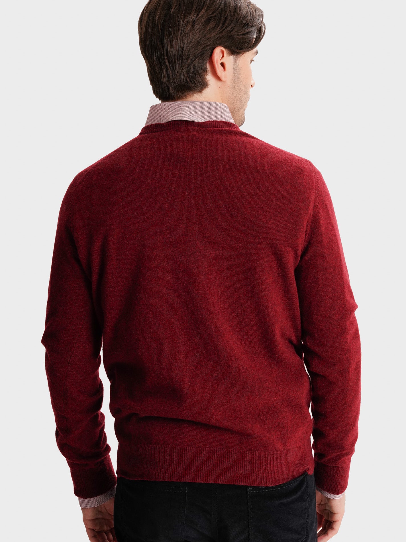 JERSEY GRUESO ROJO CON CODERAS MR REGULAR FIT. AZUL