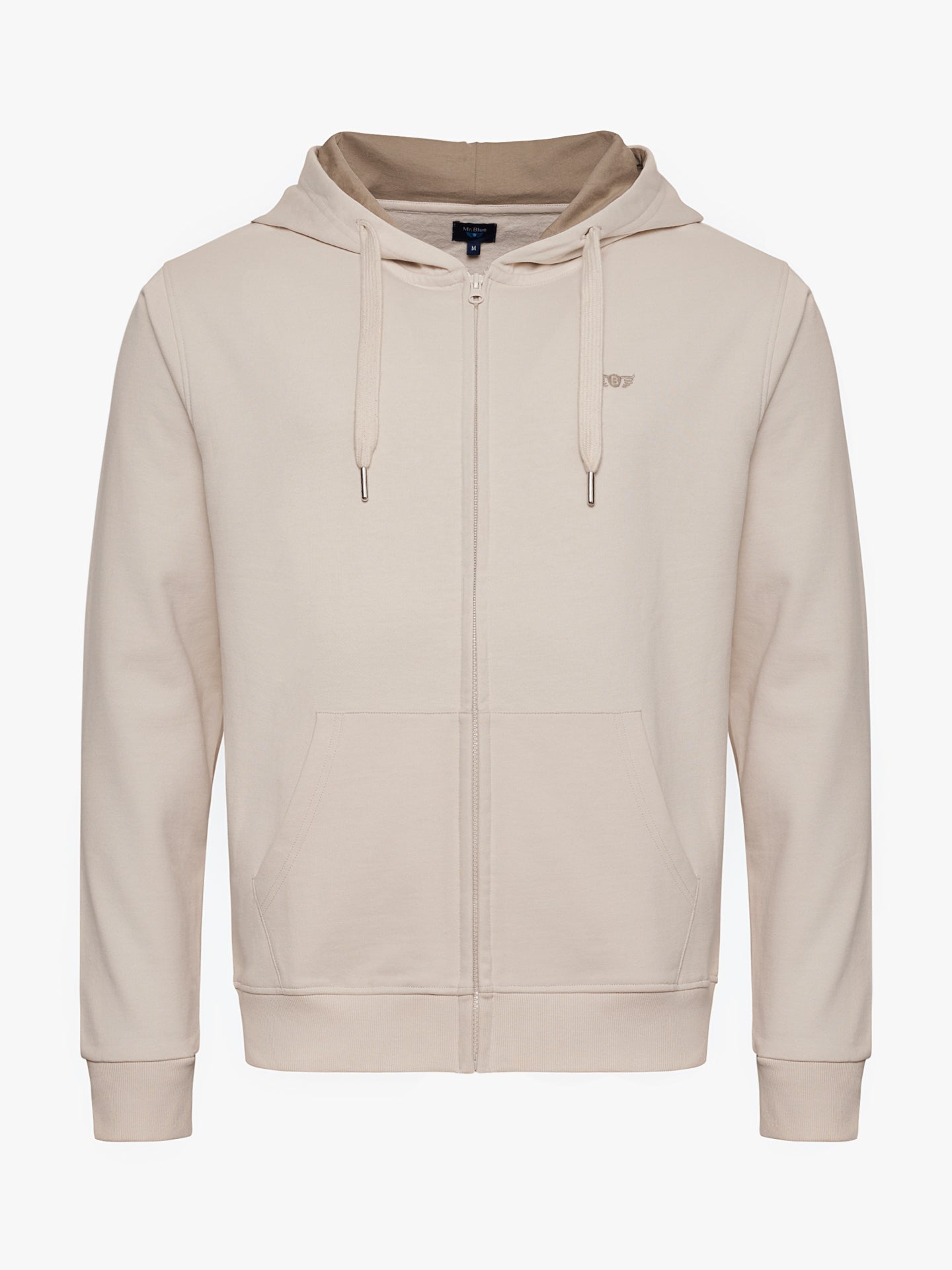 SUDADERA BLANCA REGULAR FIT MR. AZUL