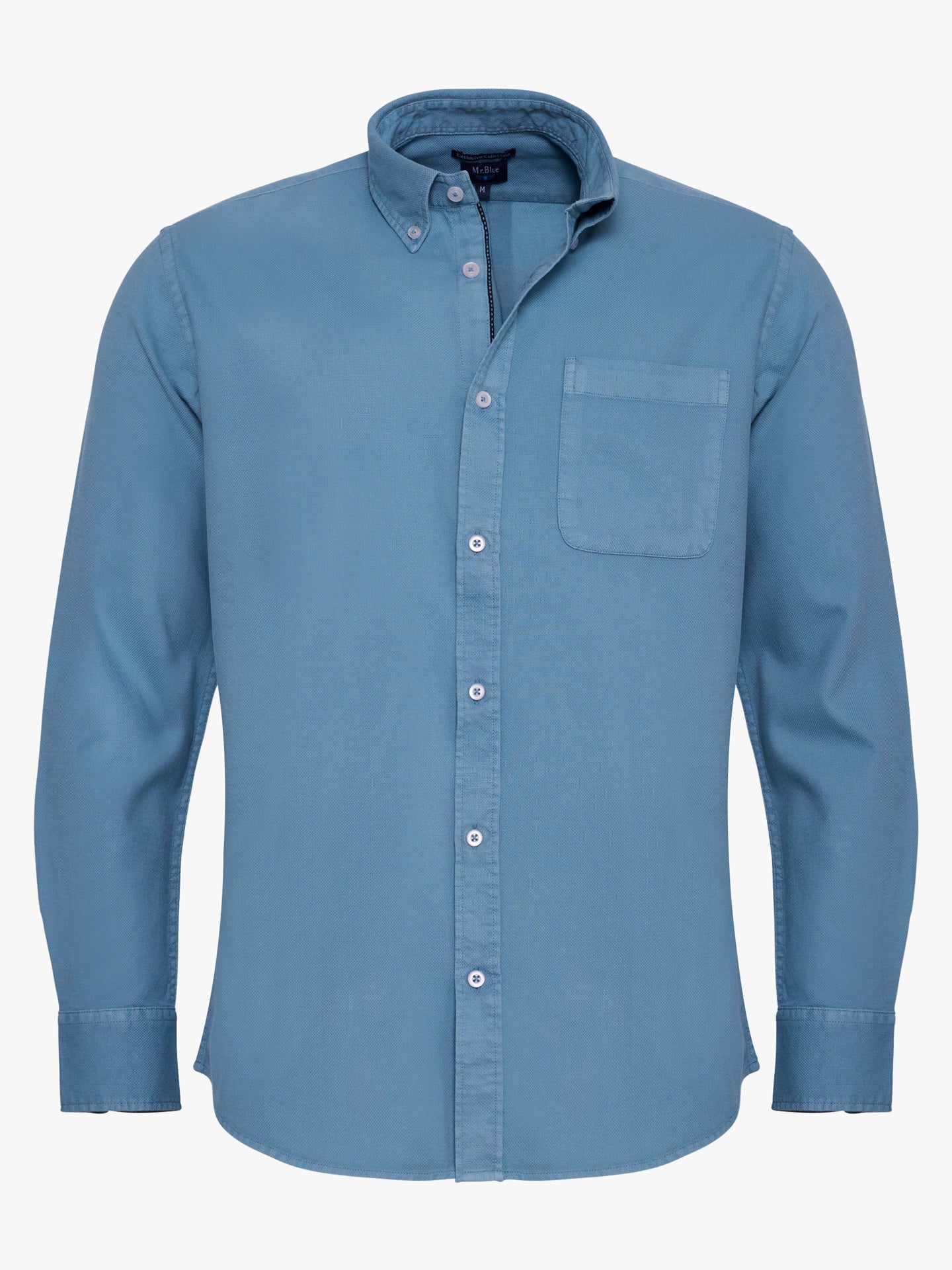 CAMISA MR VERDE REGULAR FIT. AZUL