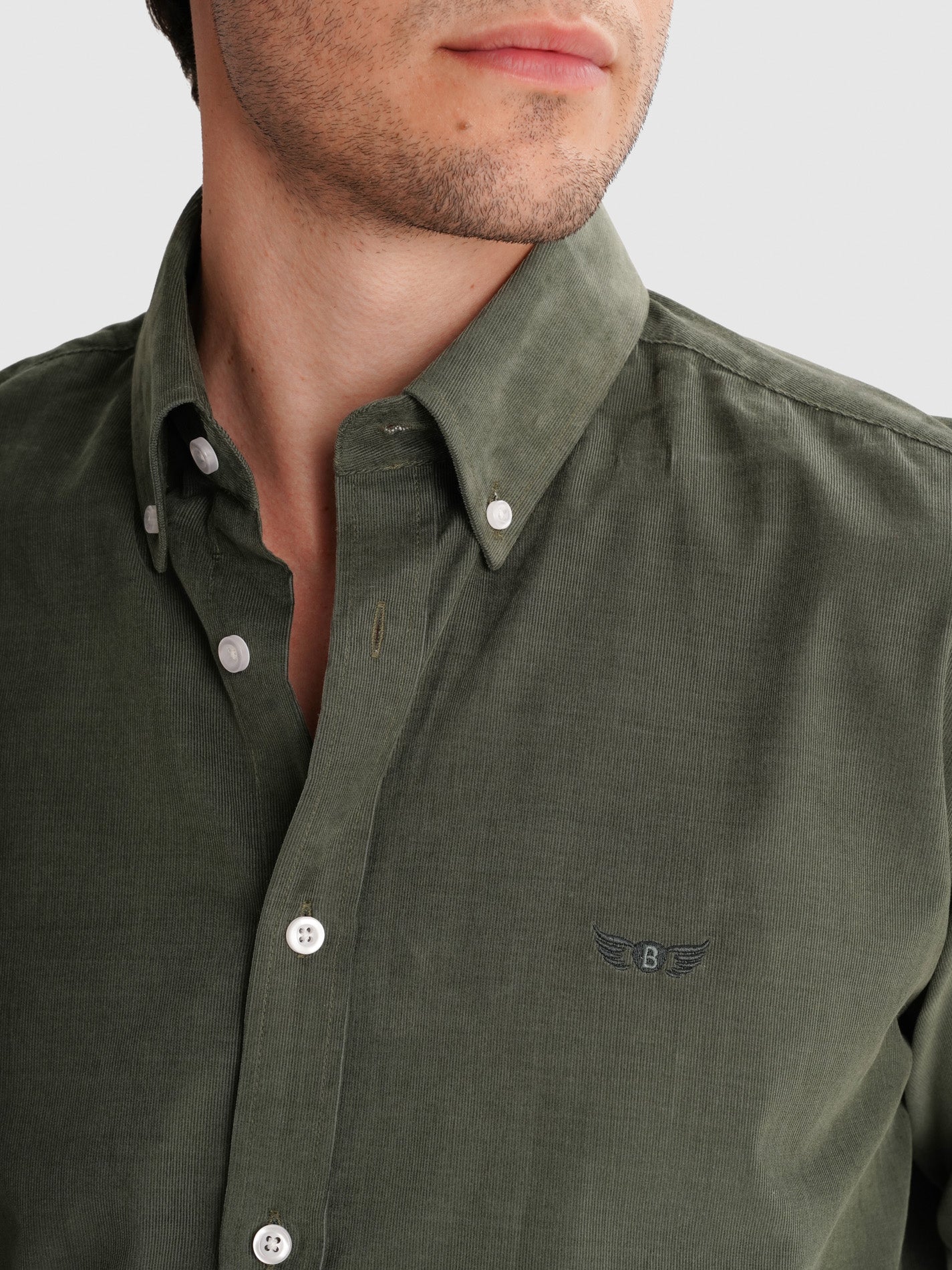 CAMISA MR VERDE REGULAR FIT. AZUL