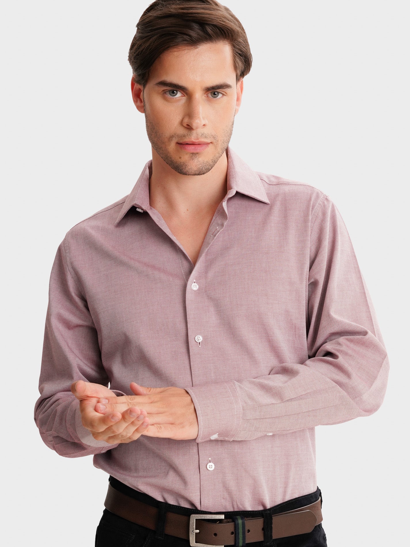 CAMISA MR ROJA SLIM FIT. AZUL