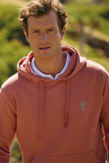 Hoodie Algodão Rosa Manga Comprida Regular Fit Mr. Blue