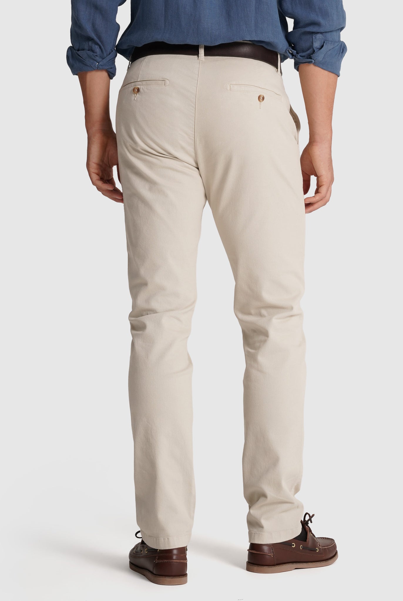 Calça Beges Regular Fit Mr. Blue