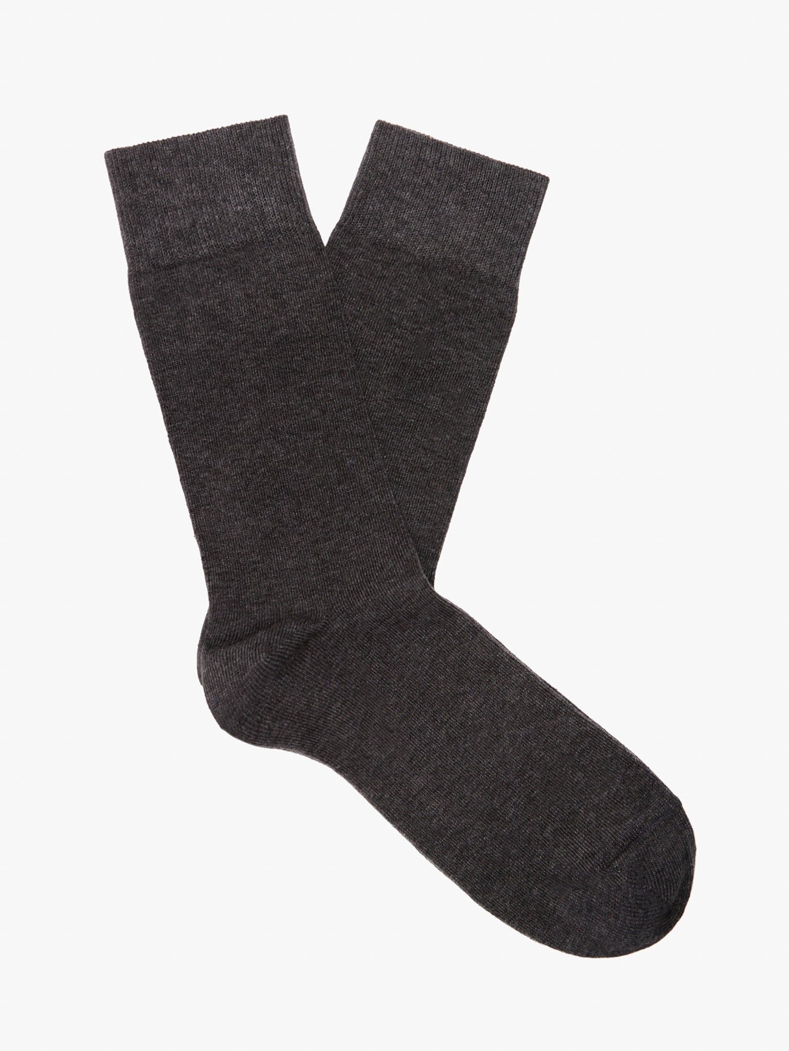 AJUSTE REGULAR SR. CALCETINES DE LANA GRIS AZUL