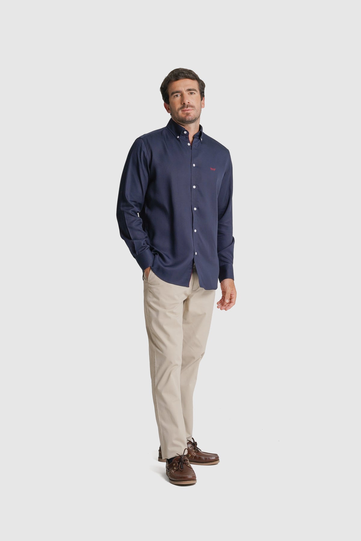 CAMISA TWILL REGULAR FIT AZUL LISA MR. BLUE
