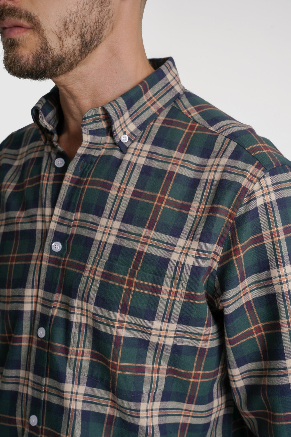 CAMISA FLANELA REGULAR FIT AZUL AO QUADRADO MR. BLUE