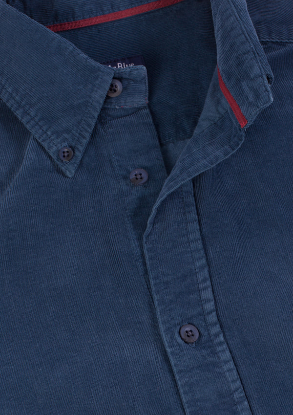 Camisa azul de corte regular de Mr. Blue