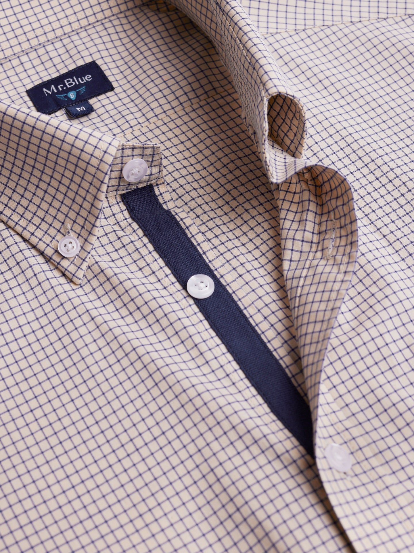 Camisa Popelina Regular Fit Azul Mr. Blue