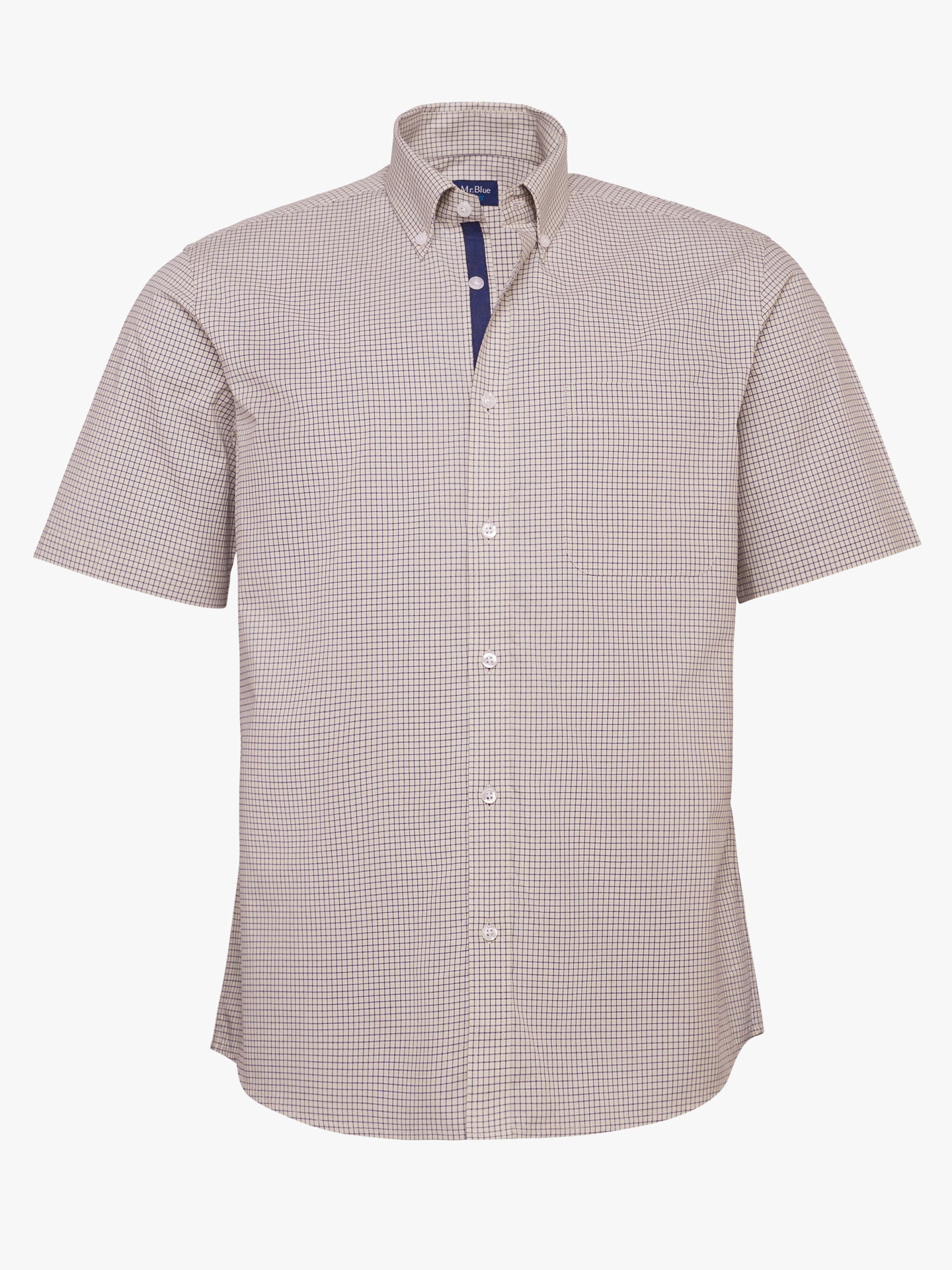 Camisa Popelina Regular Fit Azul Mr. Blue