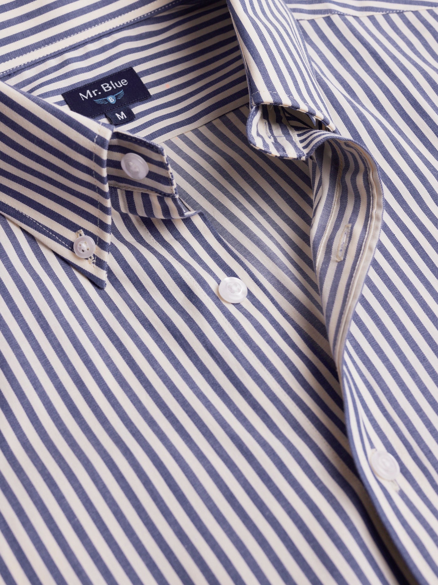 Camisa de sarga de corte estándar de Mr. Blue