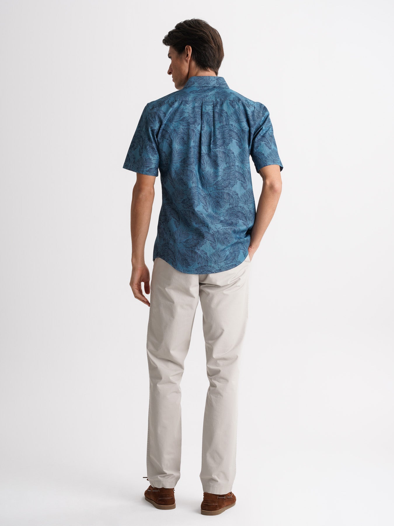 Camisa azul de corte regular de Mr. Blue