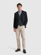 AMERICANA ALGODÓN AZUL MANGA LARGA REGULAR FIT MR. AZUL
