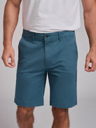 BERMUDA DE ALGODÓN VERDE REGULAR FIT MR. AZUL