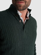 JERSEY DE CASHMERE DE MANGA LARGA REGULAR FIT MR. AZUL