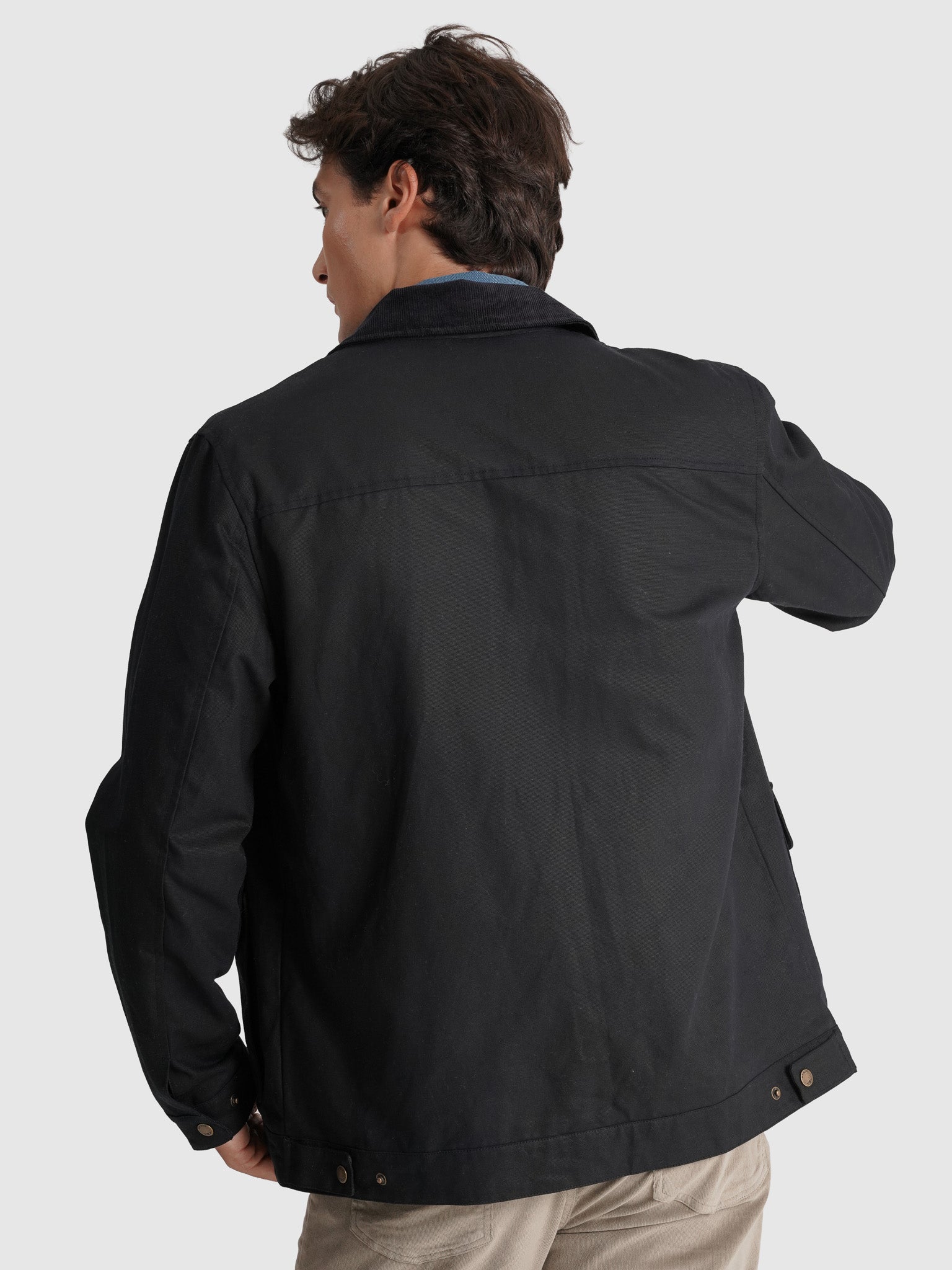 ABRIGO AZUL MANGA LARGA REGULAR FIT MR. AZUL