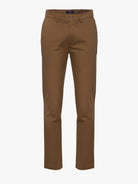 PANTALÓN ALGODÓN MARRÓN REGULAR FIT MR. AZUL