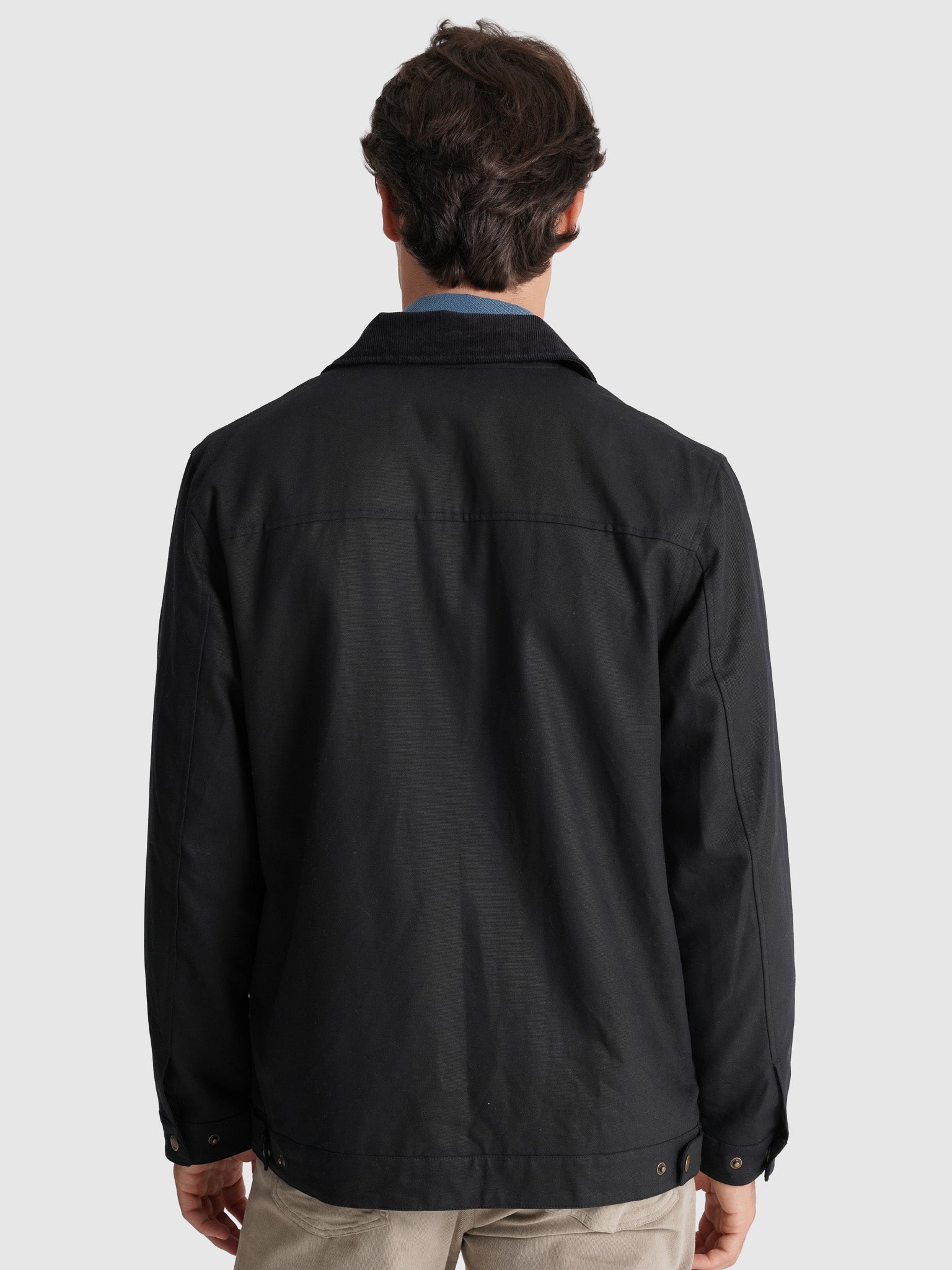 ABRIGO AZUL MANGA LARGA REGULAR FIT MR. AZUL