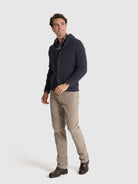 BLUE WOOL PULLOVER LONG SLEEVE REGULAR FIT MR. BLUE