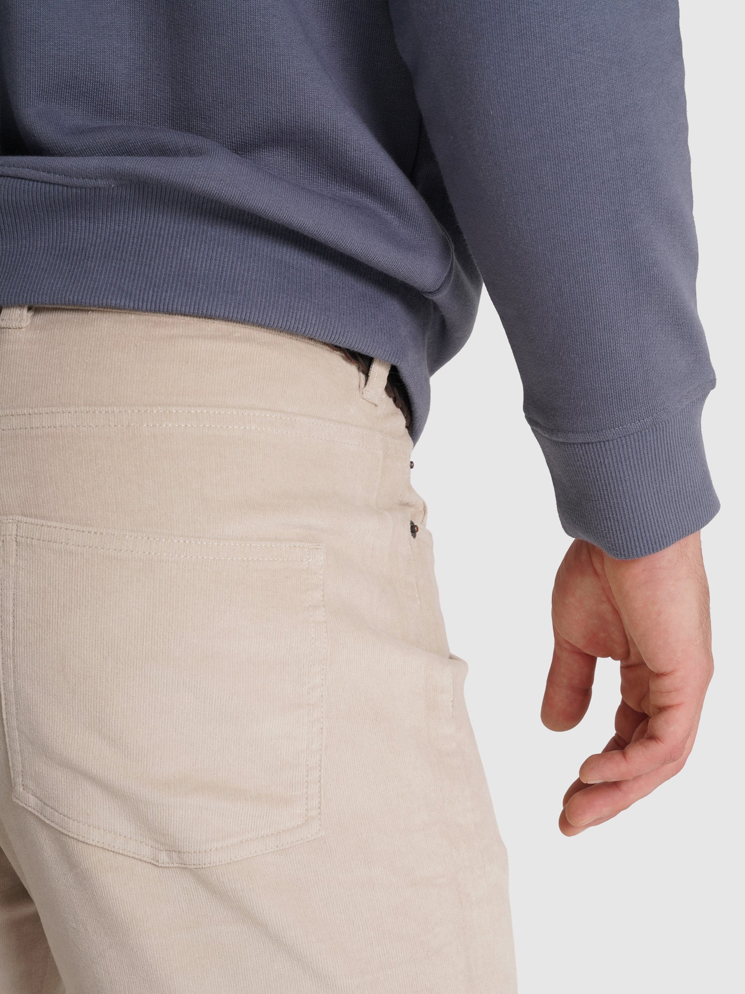 BEIGE COTTON REGULAR FIT MR. BLUE