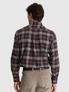 BLUE FLANNEL SHIRT LONG SLEEVE REGULAR FIT MR. BLUE