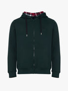SUDADERA DE ALGODÓN VERDE MANGA LARGA REGULAR FIT MR. AZUL