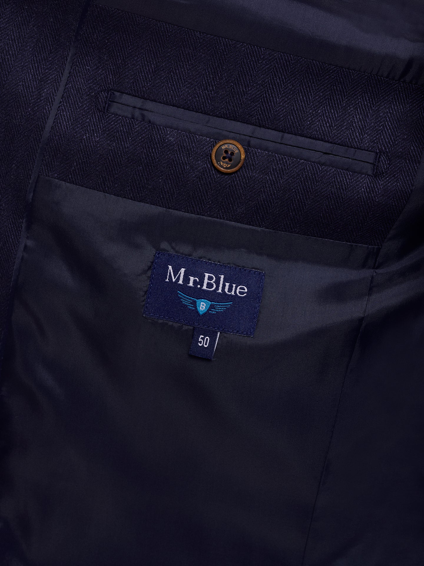 BLUE LONG SLEEVE REGULAR FIT MR. BLUE