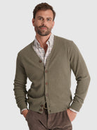 JERSEY DE LANA VERDE MANGA LARGA REGULAR FIT MR. AZUL