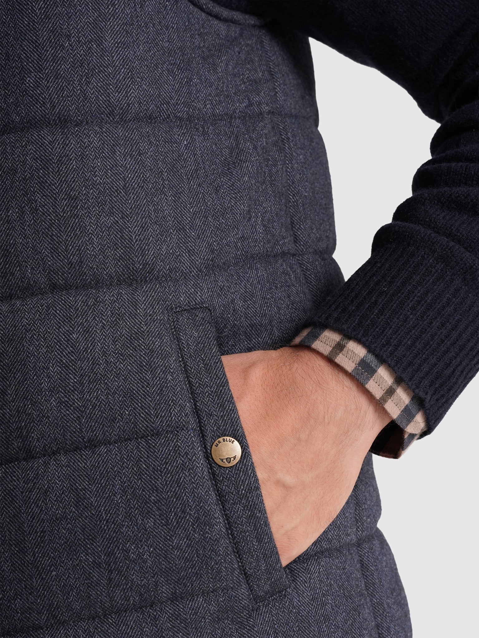 CHAQUETA AZUL REGULAR FIT MR. AZUL