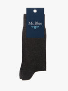 AJUSTE REGULAR SR. CALCETINES DE LANA GRIS AZUL
