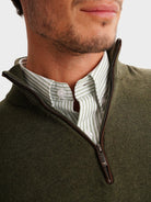 JERSEY FINO VERDE MANGA LARGA AJUSTE REGULAR MR. AZUL