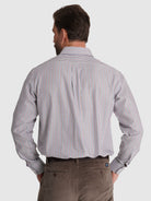 BORDEAUX COTTON SHIRT LONG SLEEVE REGULAR FIT MR. BLUE