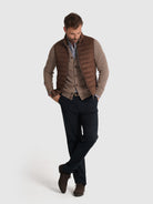 CHAQUETA MARRÓN REGULAR FIT MR. AZUL