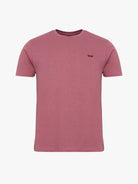 CAMISETA ALGODÓN ROJA MANGA CORTA REGULAR FIT MR. AZUL
