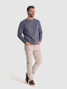 BEIGE COTTON REGULAR FIT MR. BLUE