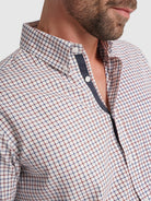 CAMISA ALGODÓN VERDE MANGA LARGA REGULAR FIT MR. AZUL