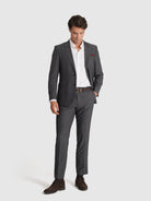 FATO CINZENTO MANGA COMPRIDA REGULAR FIT MR. BLUE