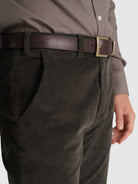 PANTALÓN DE ALGODÓN VERDE CLASSIC FIT MR. AZUL