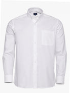 CAMISA ALGODÃO BRANCA MANGA COMPRIDA REGULAR FIT MR. BLUE
