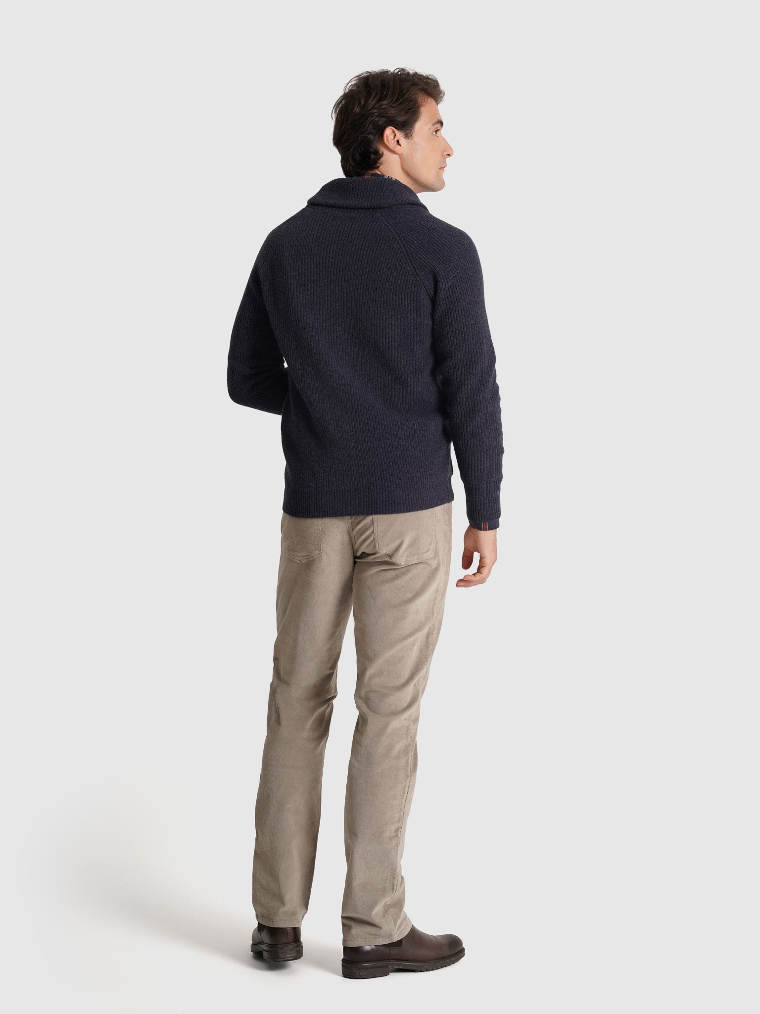 BLUE WOOL PULLOVER LONG SLEEVE REGULAR FIT MR. BLUE